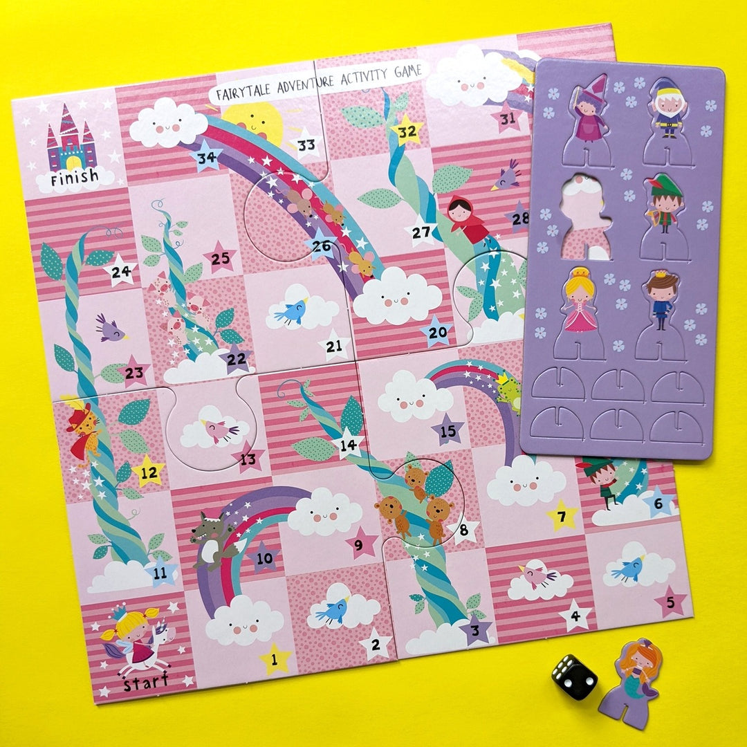 Fairy Tale Board Game Set & Activity Book