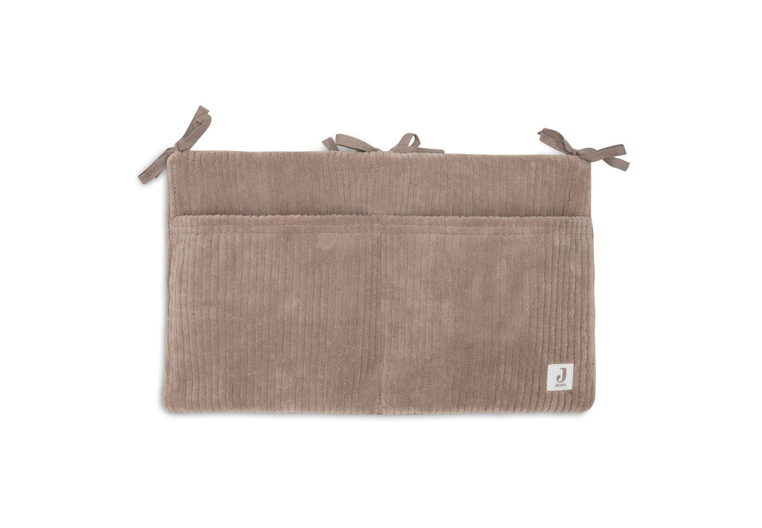 Jollein - Playpen Storage Bag Organiser - Cloudy Rib - Milky Coffee - Mabel & Fox