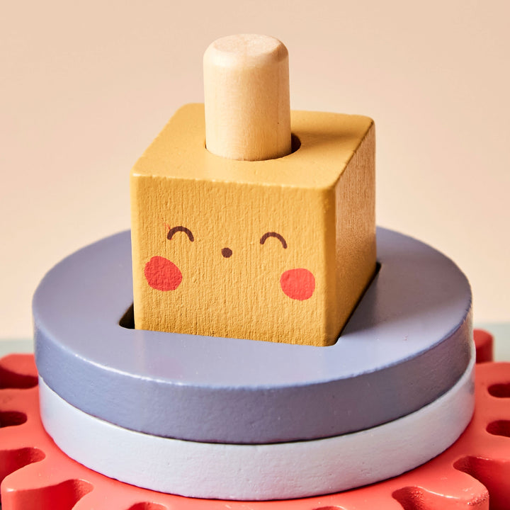 Just Bee Kids – Wooden Turning Cog Toy - Mabel & Fox