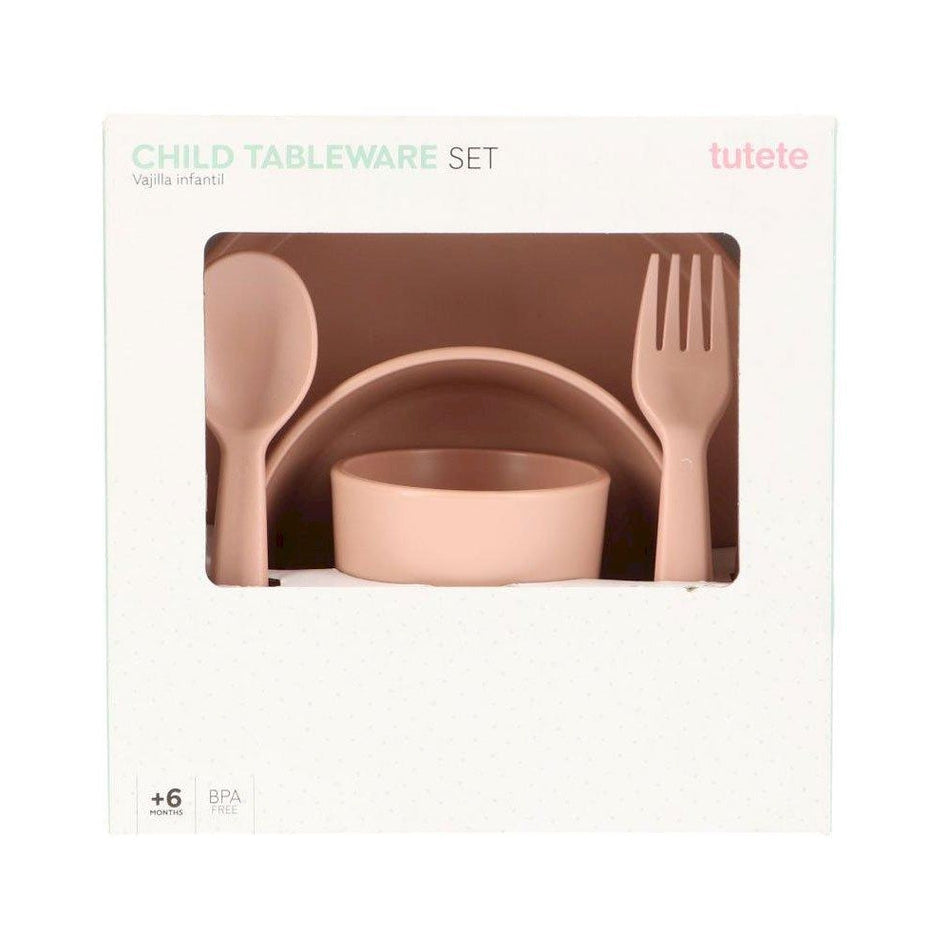 Tutete – Children’s Tableware Set – Light Pink - Mabel & Fox