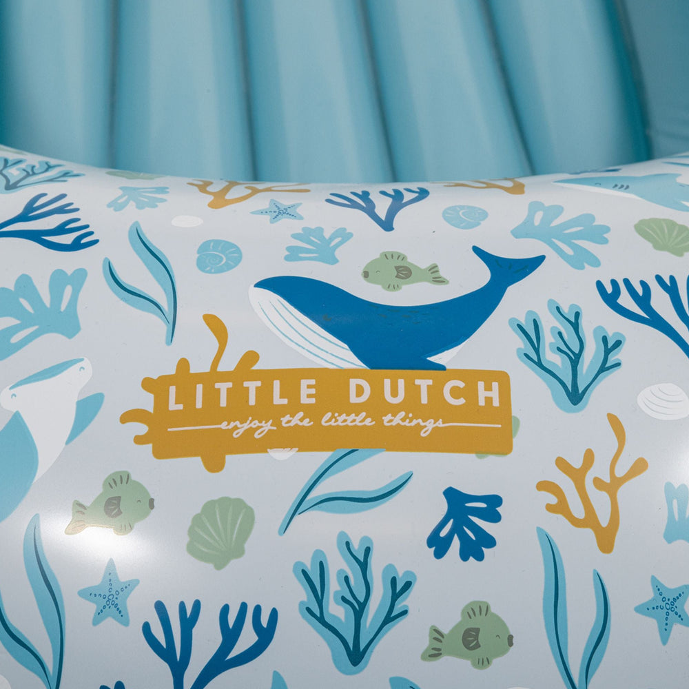 Little Dutch - Inflatable Boat - Ocean Dreams Blue - Mabel & Fox