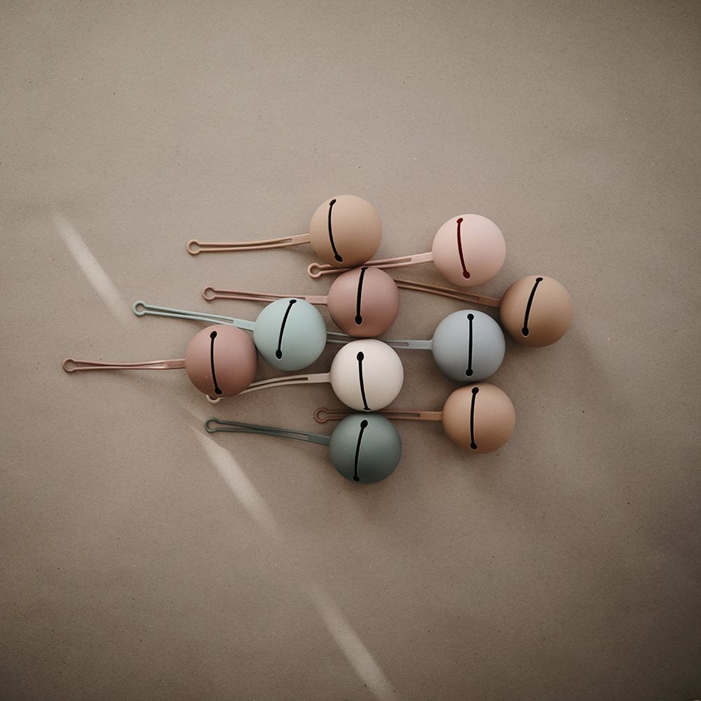 Mushie - Silicone Pacifier Case - Dried Thyme