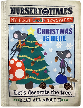 Jo & Nic's Crinkly Cloth Books - My First Christmas