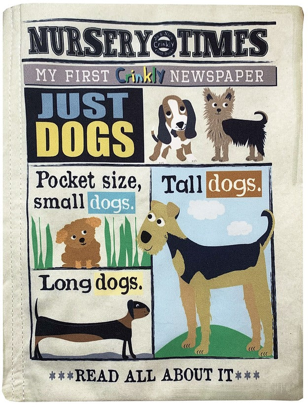 Jo & Nic's Crinkly Cloth Books - Just Dogs