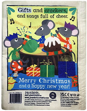 Jo & Nic's Crinkly Cloth Books - My First Christmas