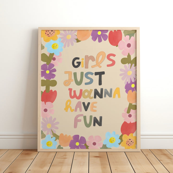 Lara & Kin - Art Print - Girls Just Wanna Have Fun