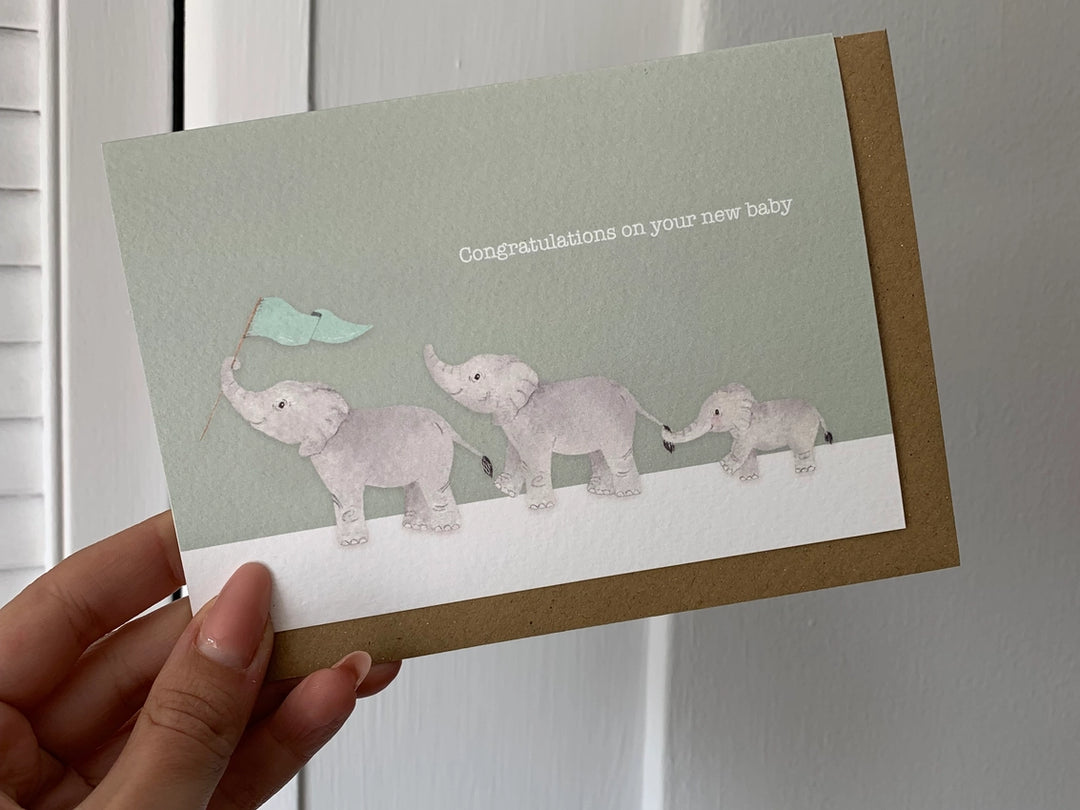 Little Roglets - Congratulations Card - New Baby