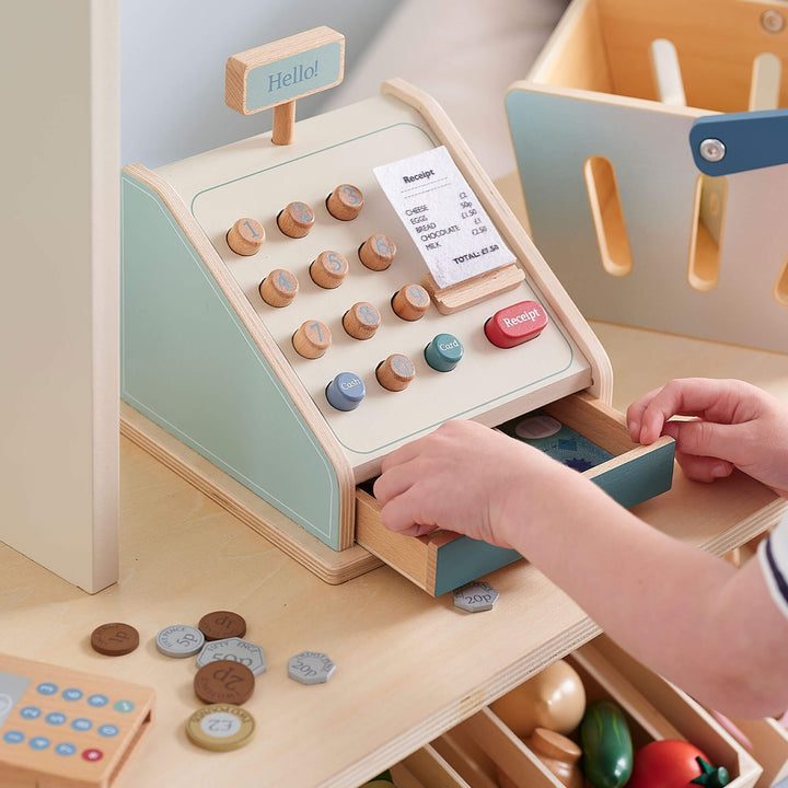 Great Little Trading Company - Wooden Till - Teal
