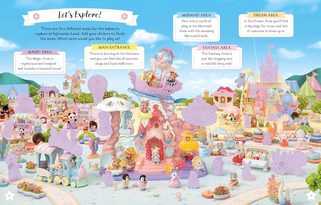 Sylvanian Families: A Day In Sylvanian Land Sticker Book