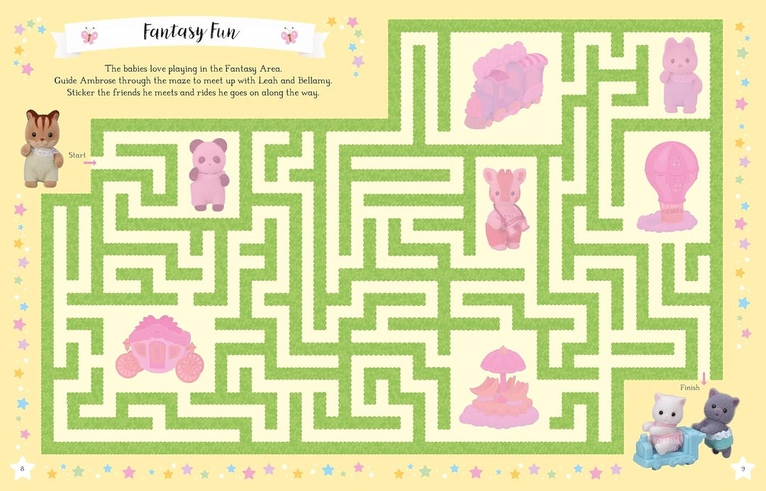 Sylvanian Families: A Day In Sylvanian Land Sticker Book