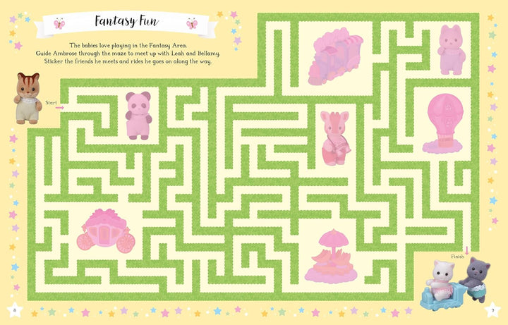 Sylvanian Families: A Day In Sylvanian Land Sticker Book