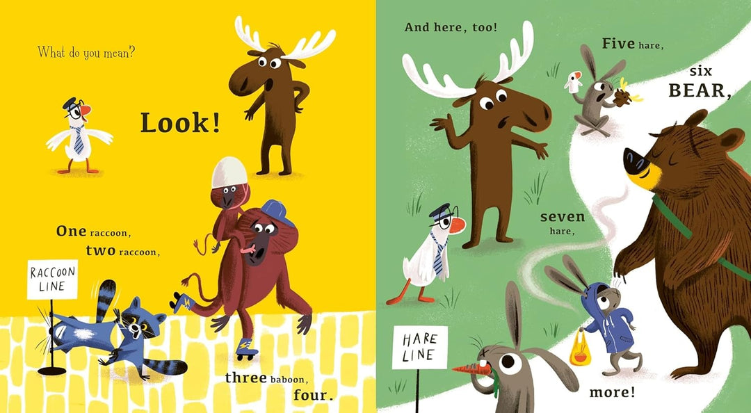 One Goose, Two Moose, Three Raccoon, Four Baboon
