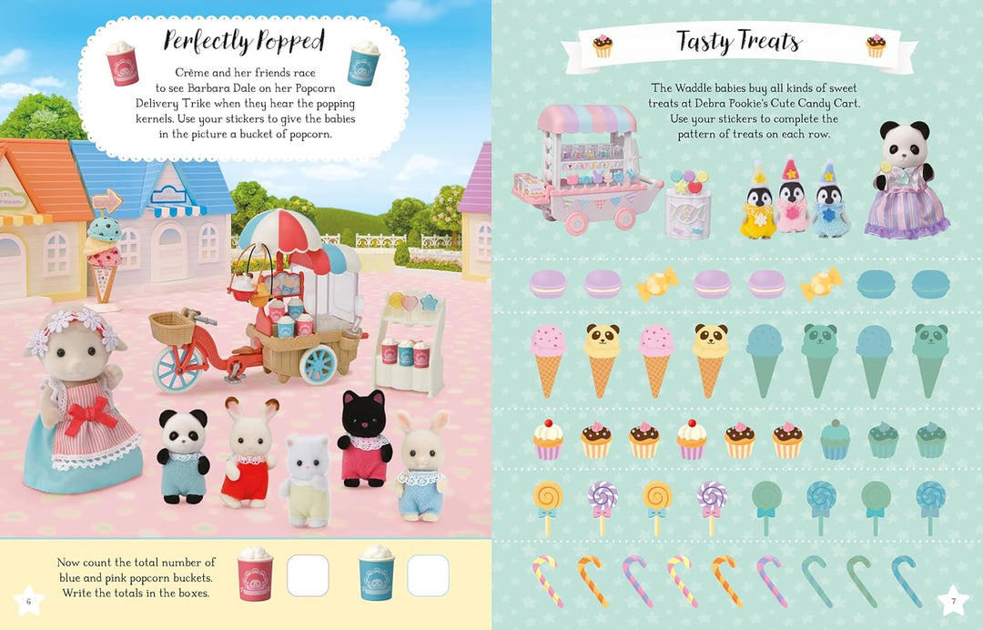 Sylvanian Families: A Day In Sylvanian Land Sticker Book