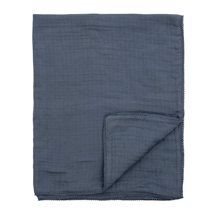 Bloomingville Mini- Muslin Blanket- Blue