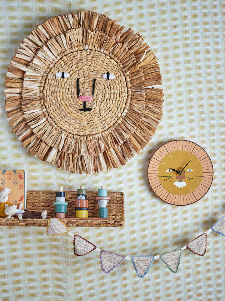 Bloomingville Mini - Harrison Wall Clock - Brown - Mabel & Fox