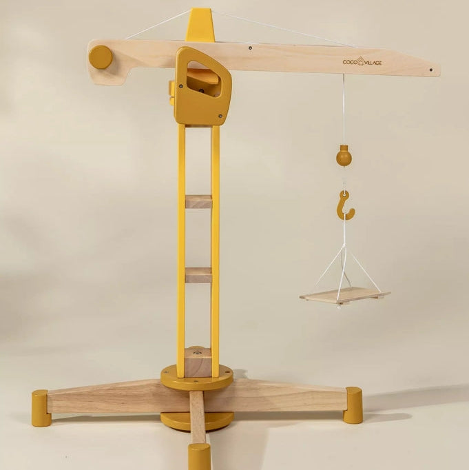 Coco Village - Wooden Toy - Oversized Construction Crane