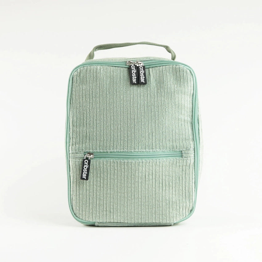 Cribstar - Corduroy Lunch Bag - Dusty Mint