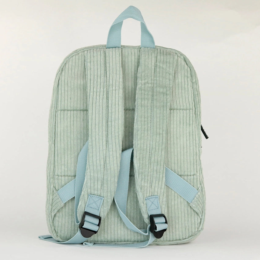 Cribstar - Corduroy Kids Backpack - Dusty Mint
