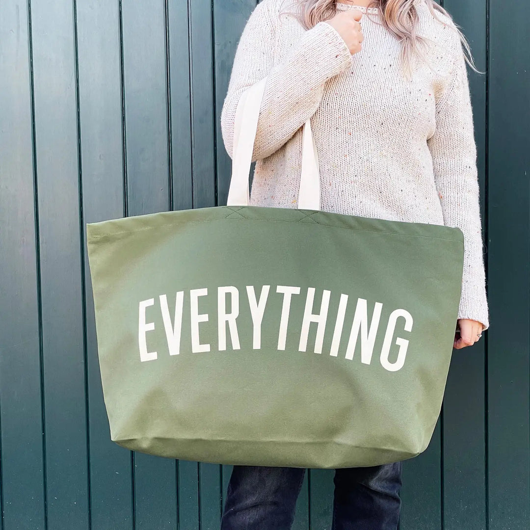 Alphabet Bags - Everything Bag - Olive Green