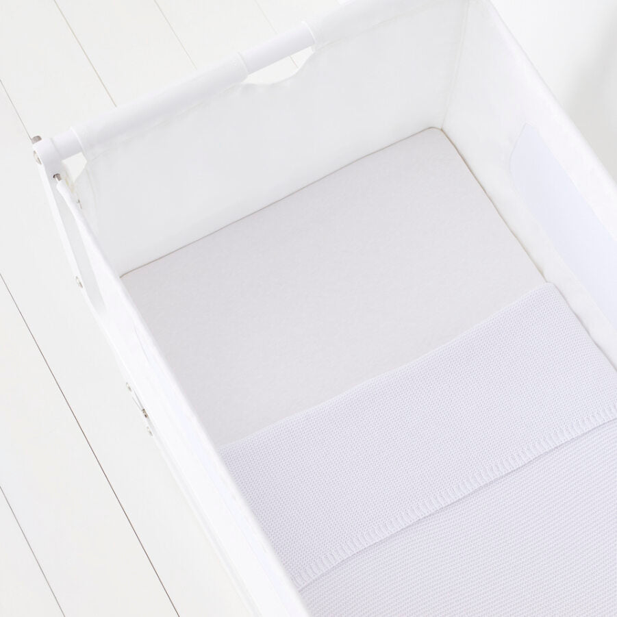 Snuz - Twin Pack Crib Sheets - White