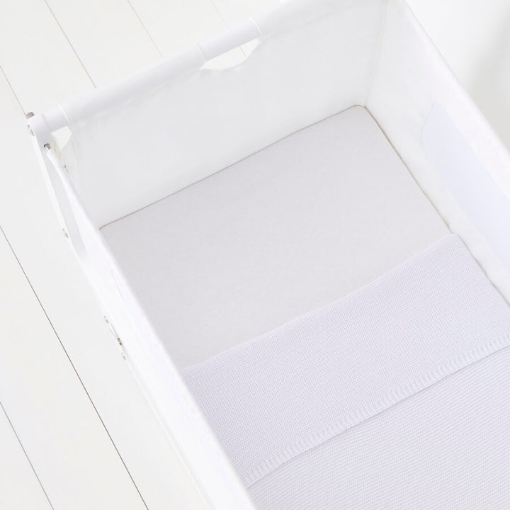 Snuz - Twin Pack Crib Sheets - White - Mabel & Fox