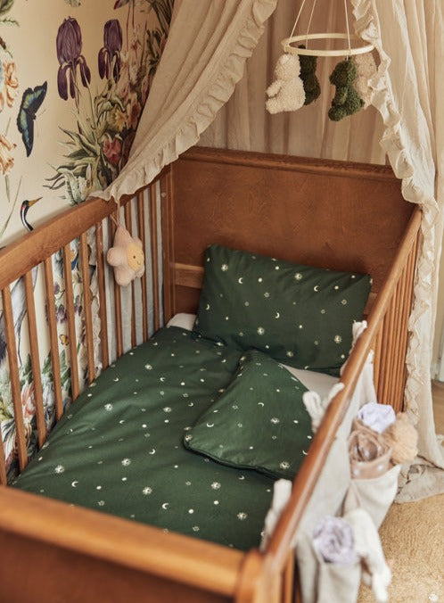 Jollein - Duvet Cover Set - Stargaze Leaf Green