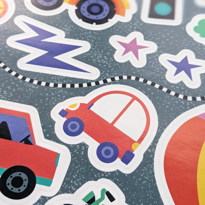 Big Sticker Book - Vehicles - Mabel & Fox