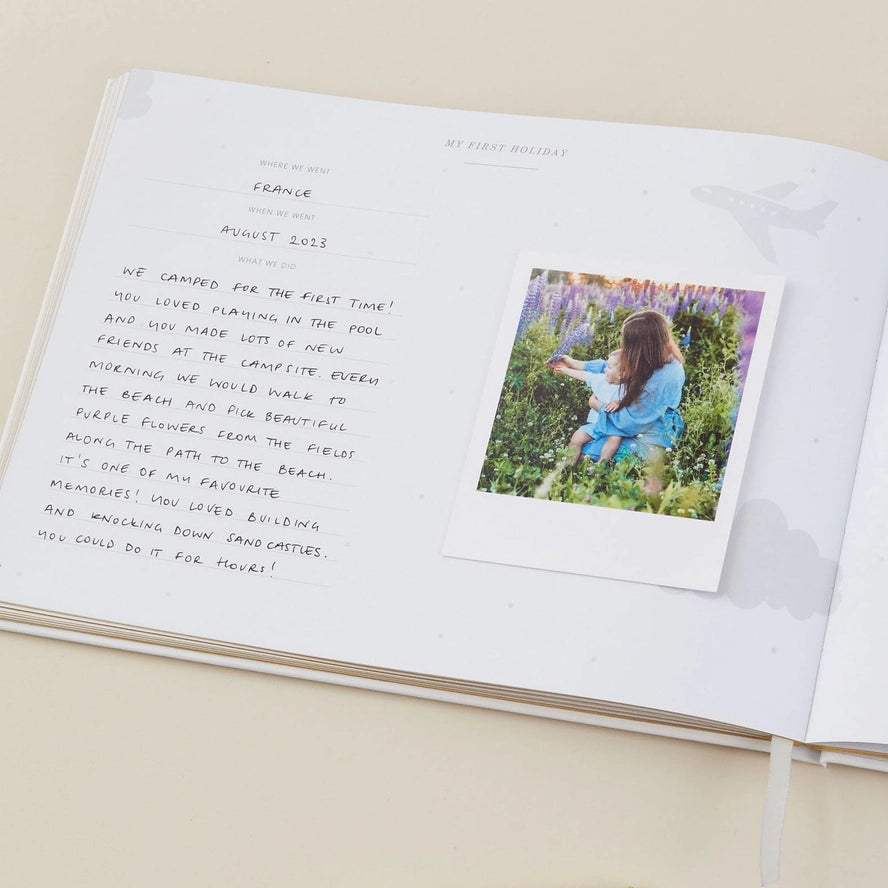 Blush & Gold - Baby Memory Book - Safari