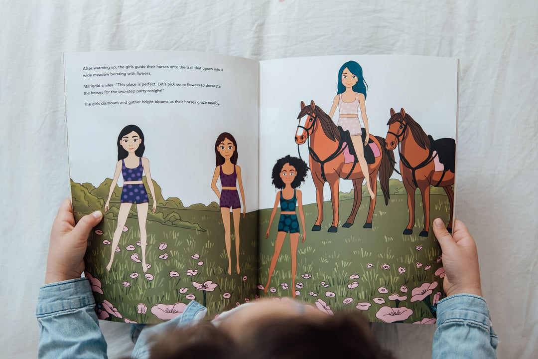 Paige Tate & Co – My Fancy Sticker Storybook: Horses & Ponies - Mabel & Fox