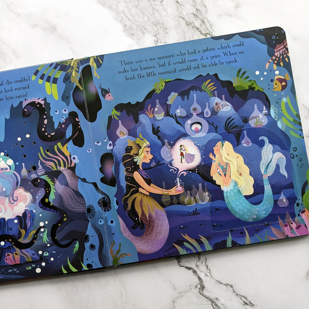 The Little Mermaid - Children’s Lift-The-Flap Book - Mabel & Fox