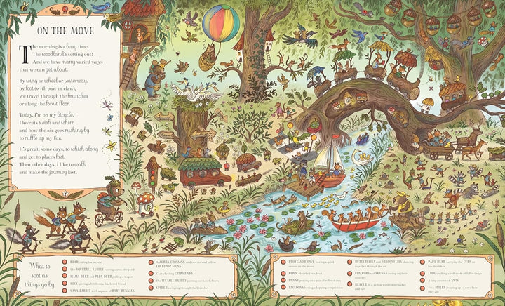 Brown Bear Wood: It’s Busy Down in the Woods Today - Friends to Meet, Places to Explore & Over 100 Things to Find