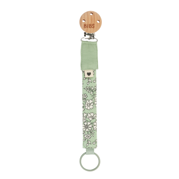 Bibs x Liberty - Pacifier Clip - Sage