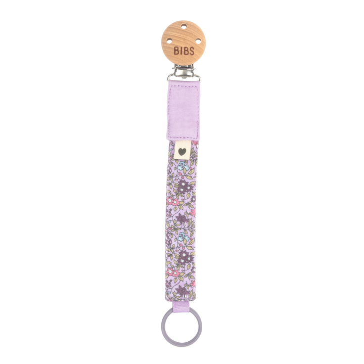 Bibs x Liberty - Pacifier Clip - Violet Sky