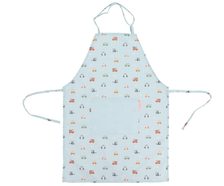 Tutete - Apron and Oven Mitt Set - City Cars