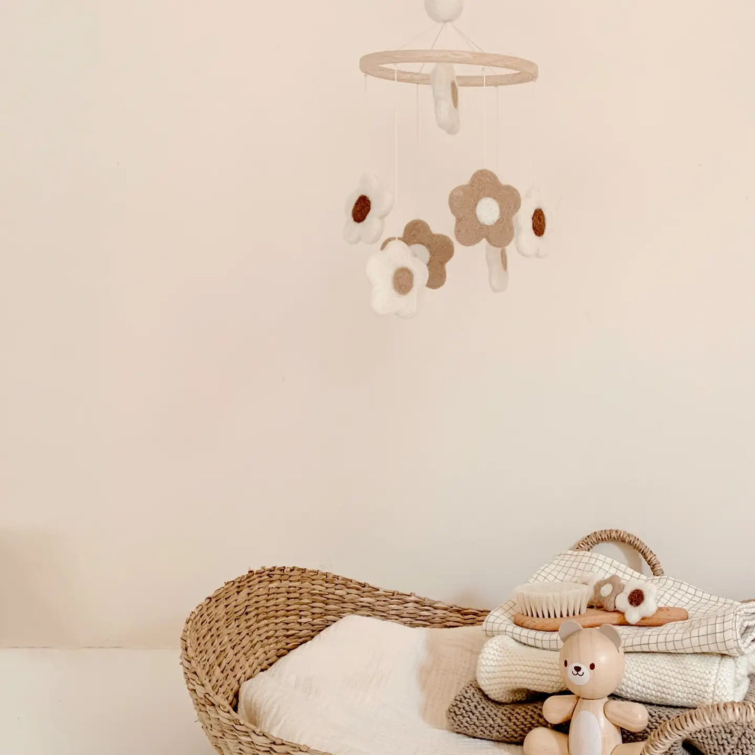 Bee Boheme - Baby Cot Mobile - Flowers