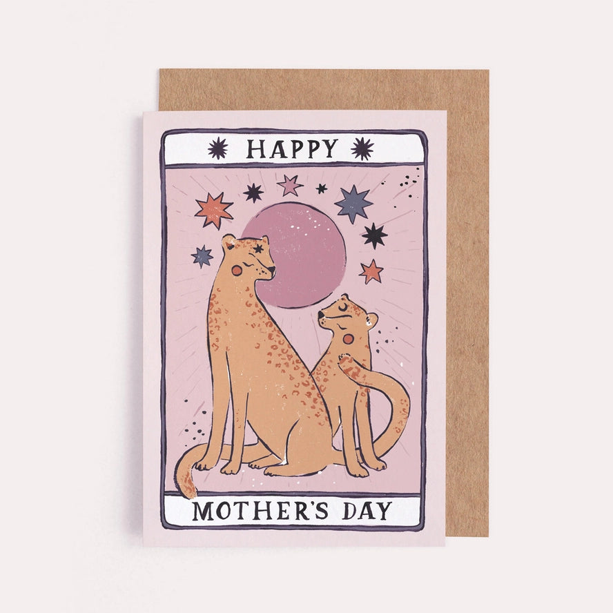 Sister Paper Co. - Mum Card - Tarot Leopard Mum Card
