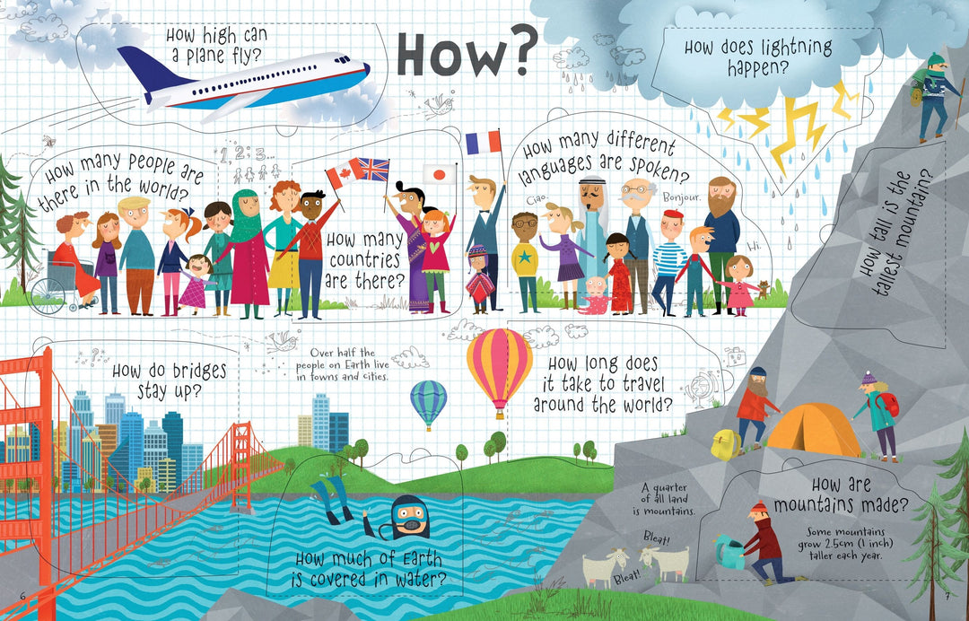 Usborne - Lift-the-flap Book - Questions & Answers About Our World