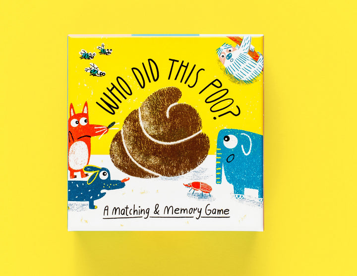 Matching and Memory Game: Who did this poo?