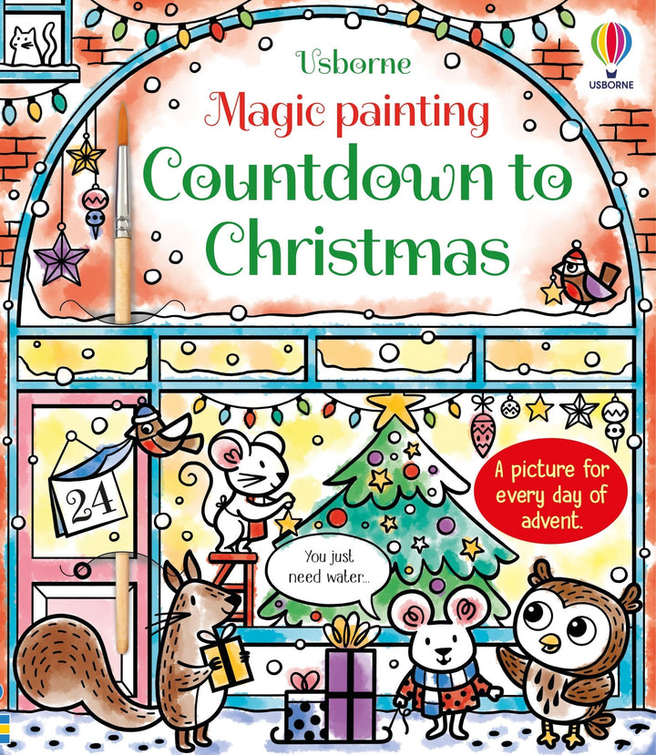 Usborne - Magic Painting Countdown To Christmas