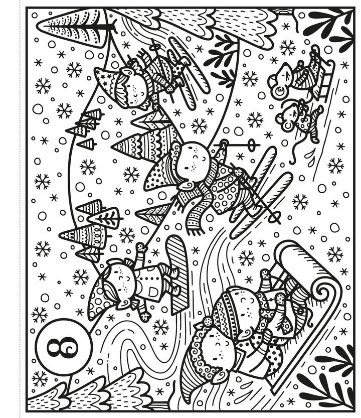 Usborne - Magic Painting Countdown To Christmas