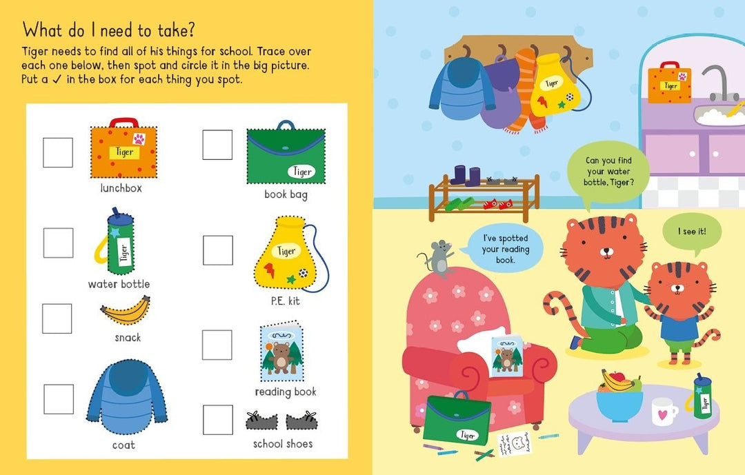 Usborne - Starting School Activity Book