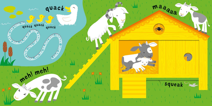 Usborne - Slide And See Farm
