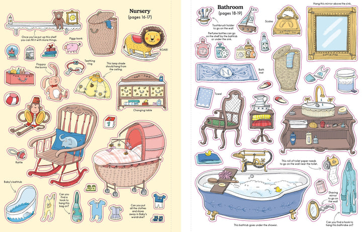 Usborne -  Doll's House Sticker Book