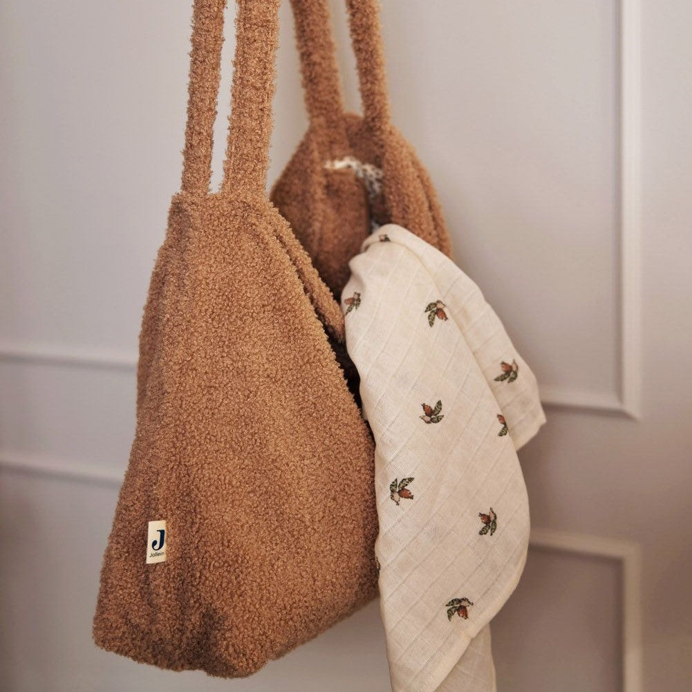 Jollein - Boucle Diaper Bag - Biscuit - Mabel & Fox