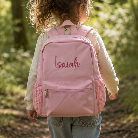 Mabel & Fox - Personalised Kids Mini Backpack - Pink - Mabel & Fox