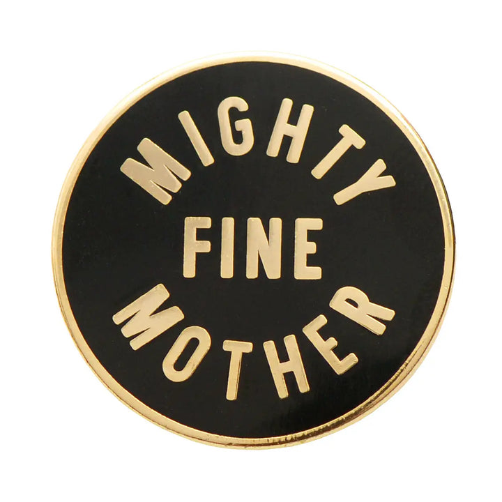 Alphabet Bags -Mighty Fine Mother -Enamel Pin