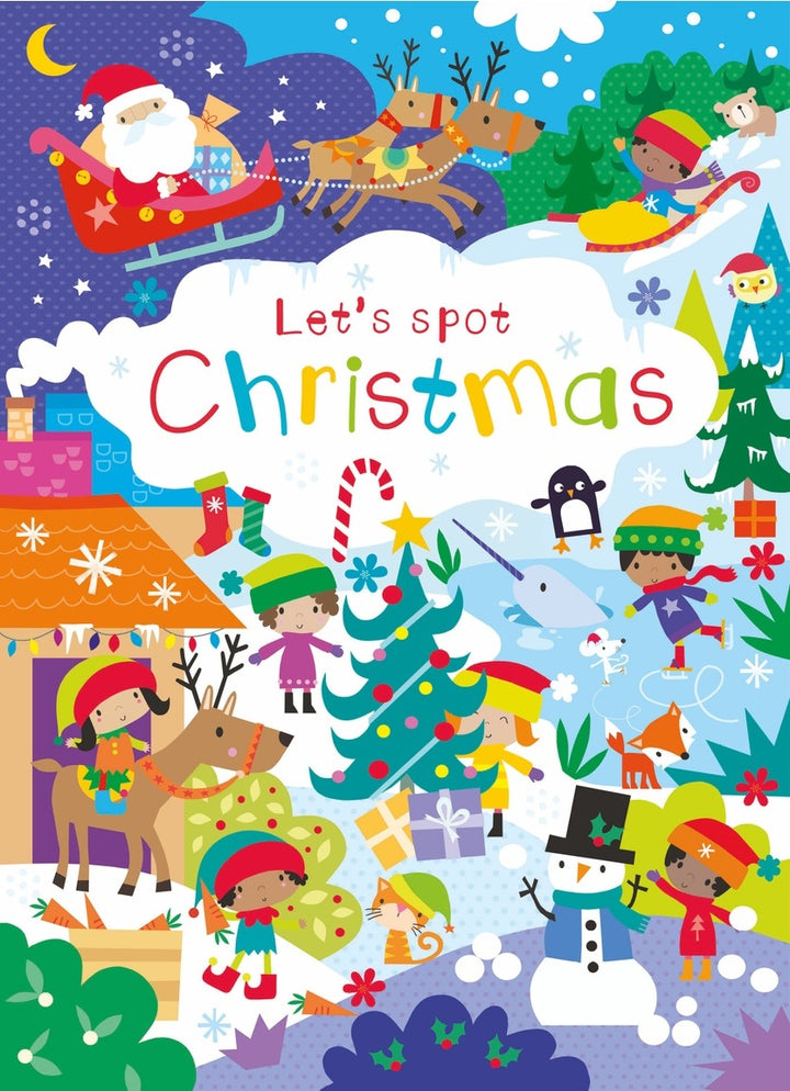 Let's Spot Christmas Festive Fold Out Book