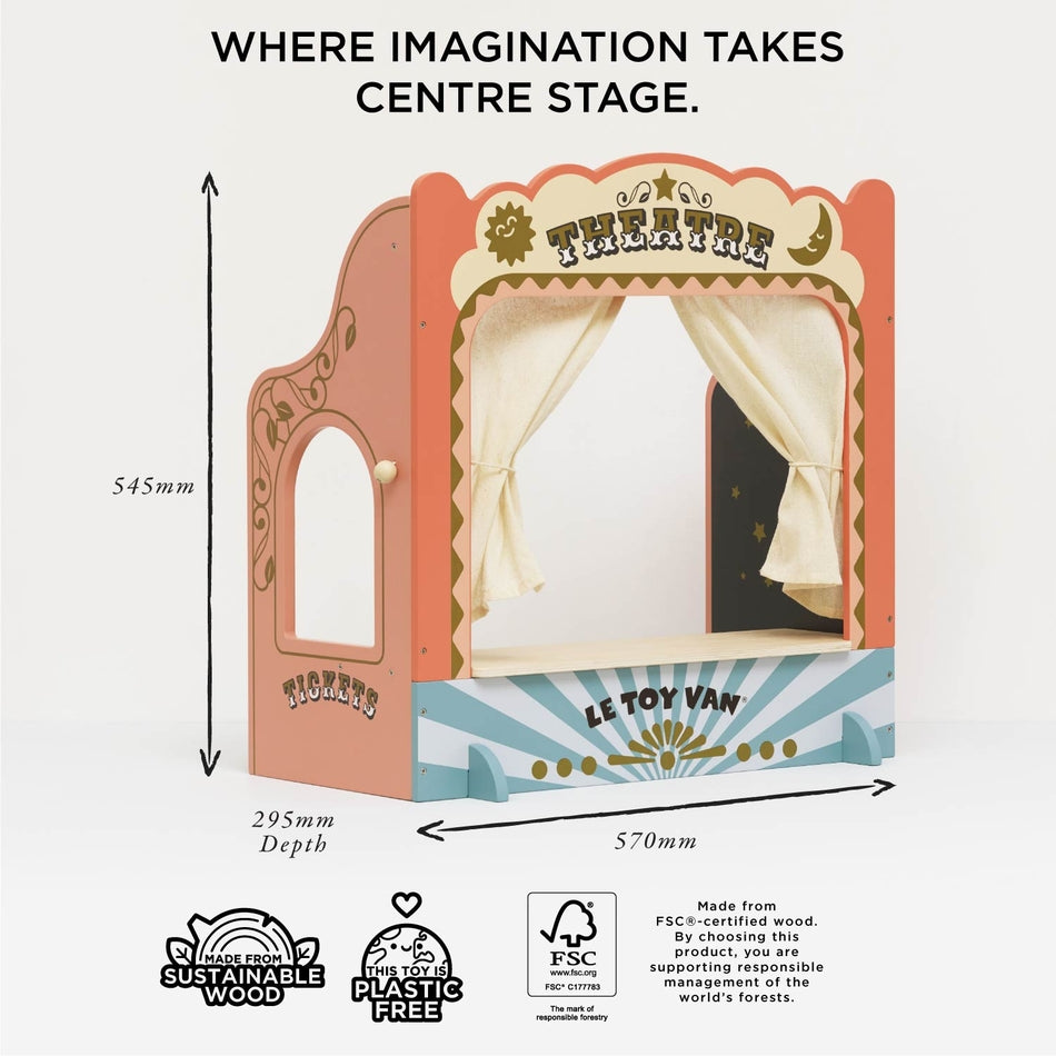Le Toy Van – Tabletop Puppet Wooden Theatre
