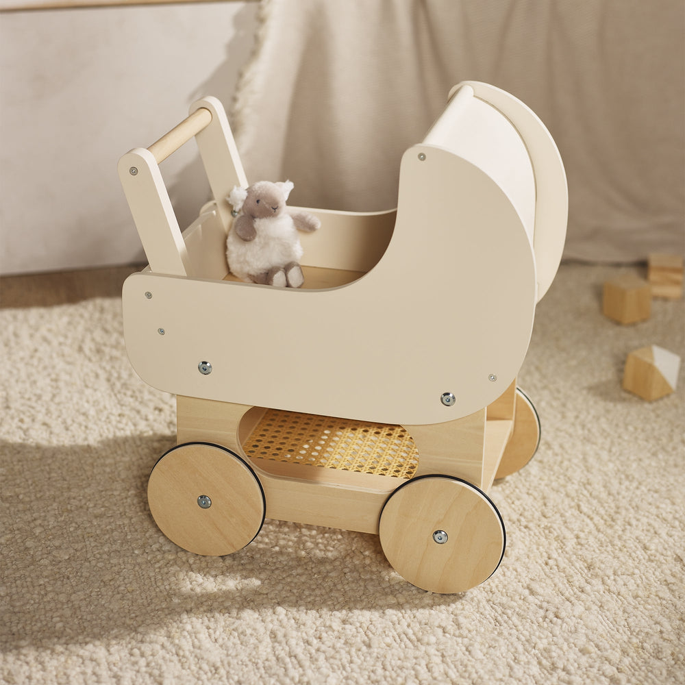 Jabadabado - Dolls Wagon - White - Mabel & Fox