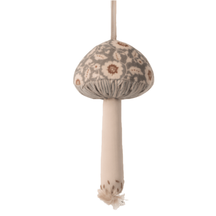Maileg - Fabric Ornament, Mushroom - Winter Flower - Green